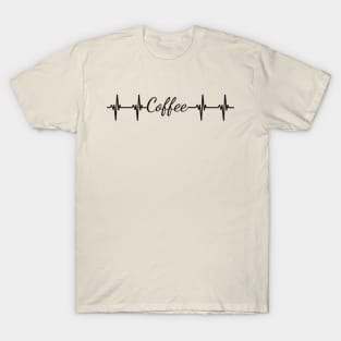 Heartbeat of Coffee, version 2 T-Shirt